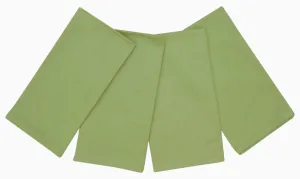 100% Cotton Napkins 20" x 20" Set of 4 Olive Green