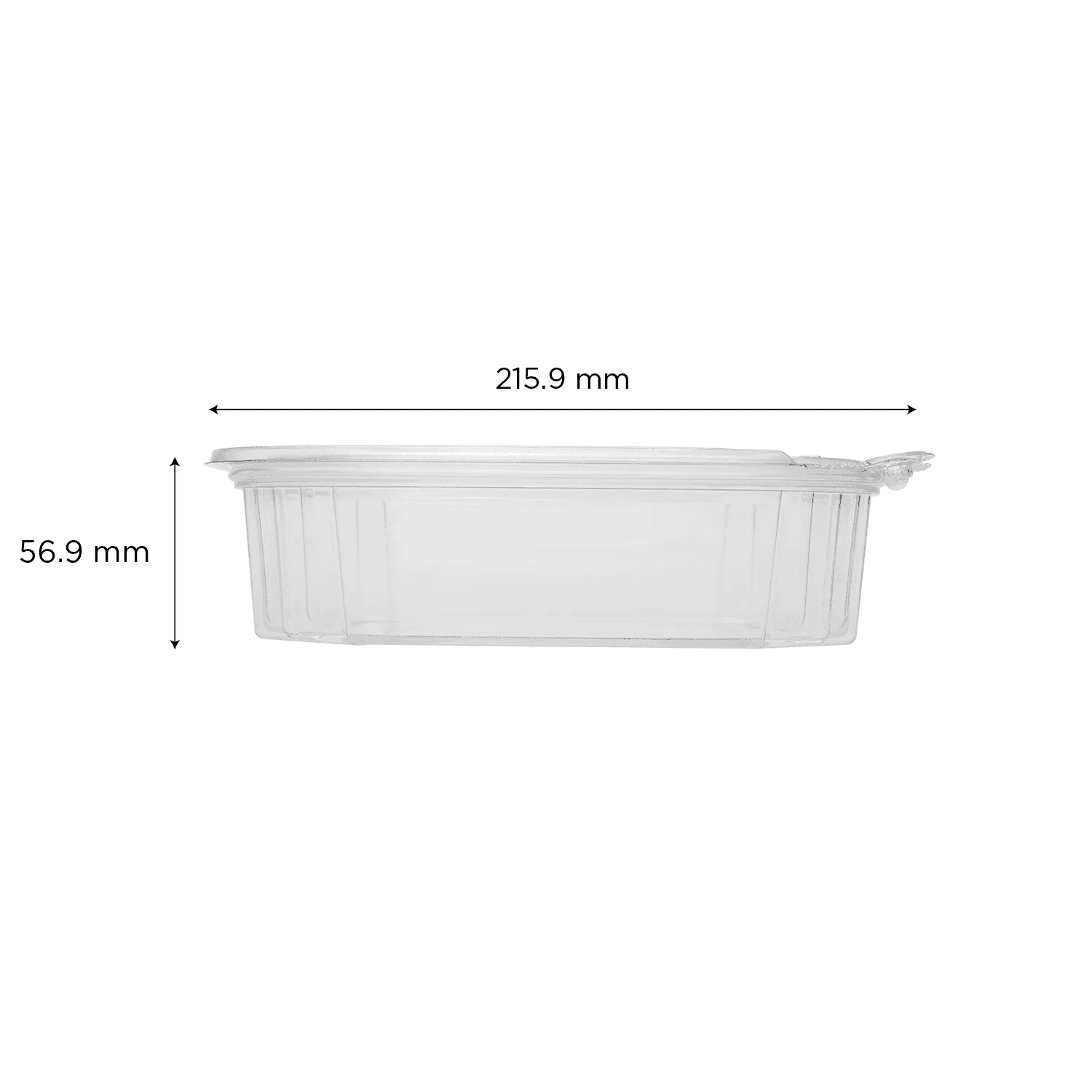 [120 sets] 48 oz PET Tamper Resistant Deli Containers with Flat Lid