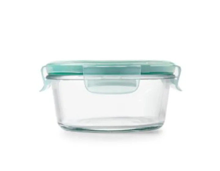 2 Cup Smart Seal Glass Round Container