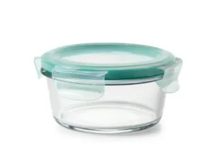 2 Cup Smart Seal Glass Round Container