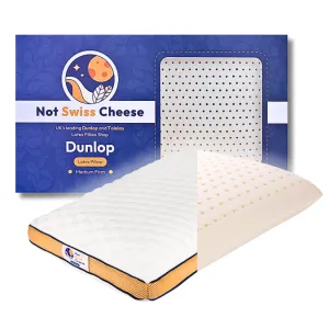 2-Pack Dunlop Medium Firm Queen Size Latex Foam Pillow