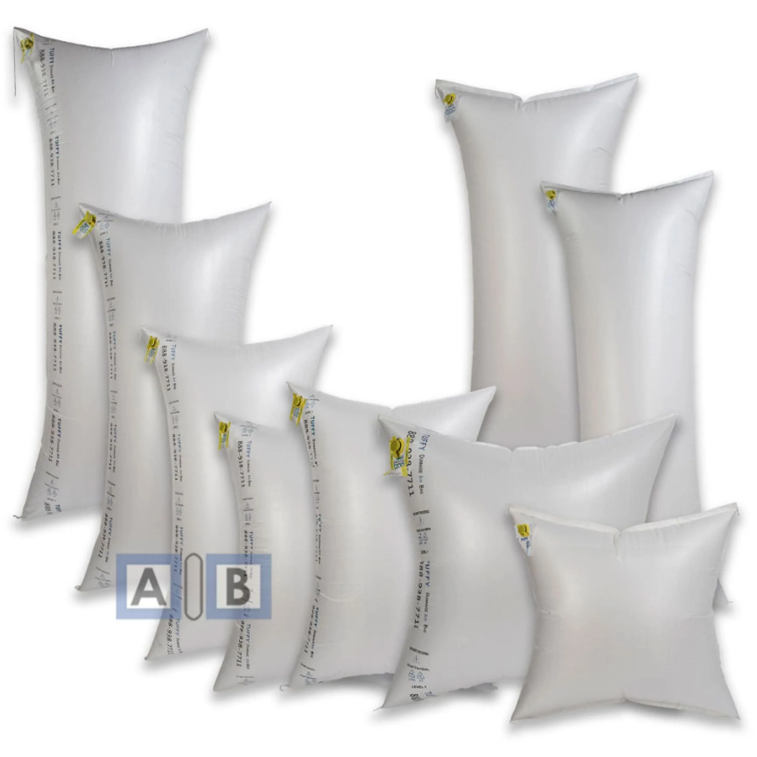 36" x 36" Dunnage Air Bags | Level 1 Poly Woven | 10-Pack