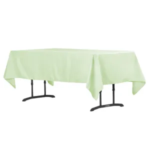 60"x102" Rectangular Polyester Tablecloth - Sage Green