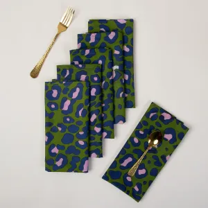 Abstract Block Printed Soft Cotton Reusable Cotton Rumal