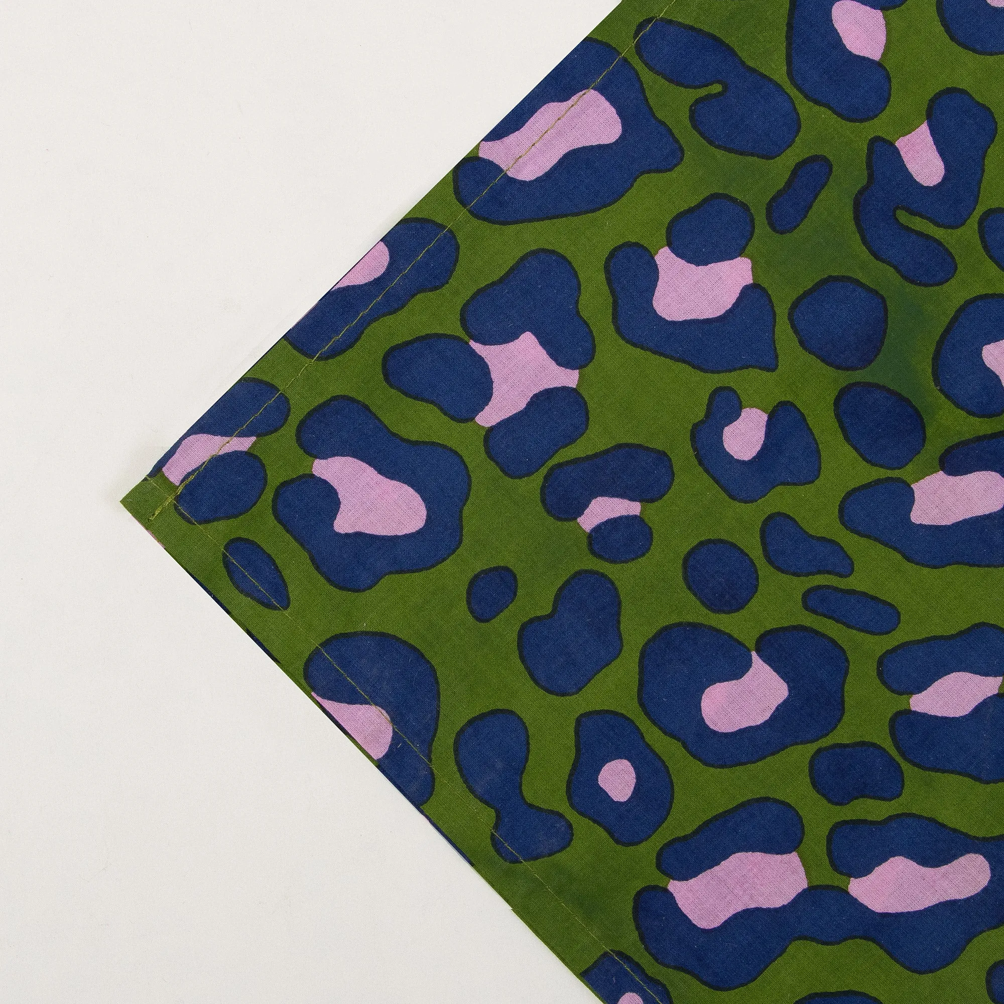 Abstract Block Printed Soft Cotton Reusable Cotton Rumal