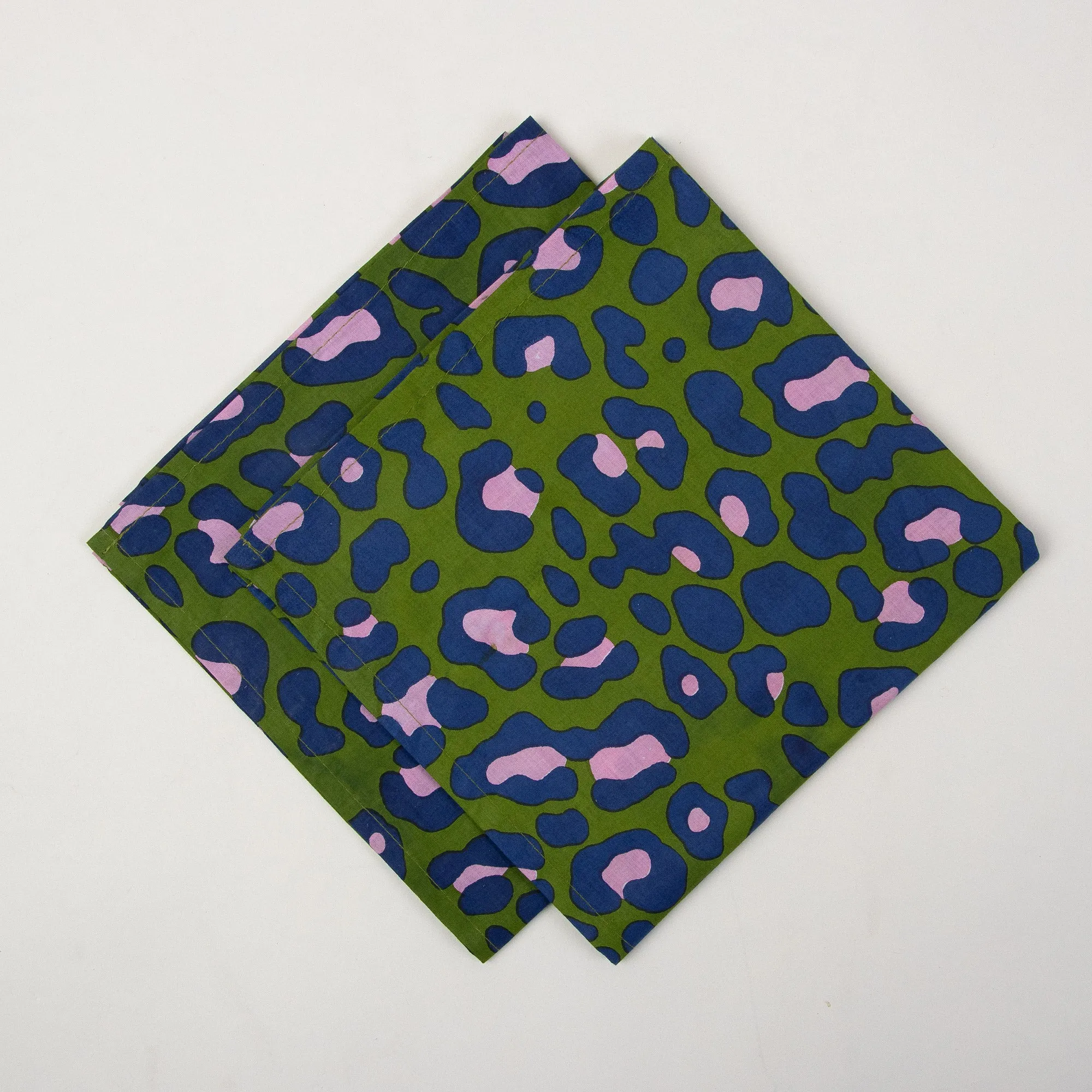 Abstract Block Printed Soft Cotton Reusable Cotton Rumal
