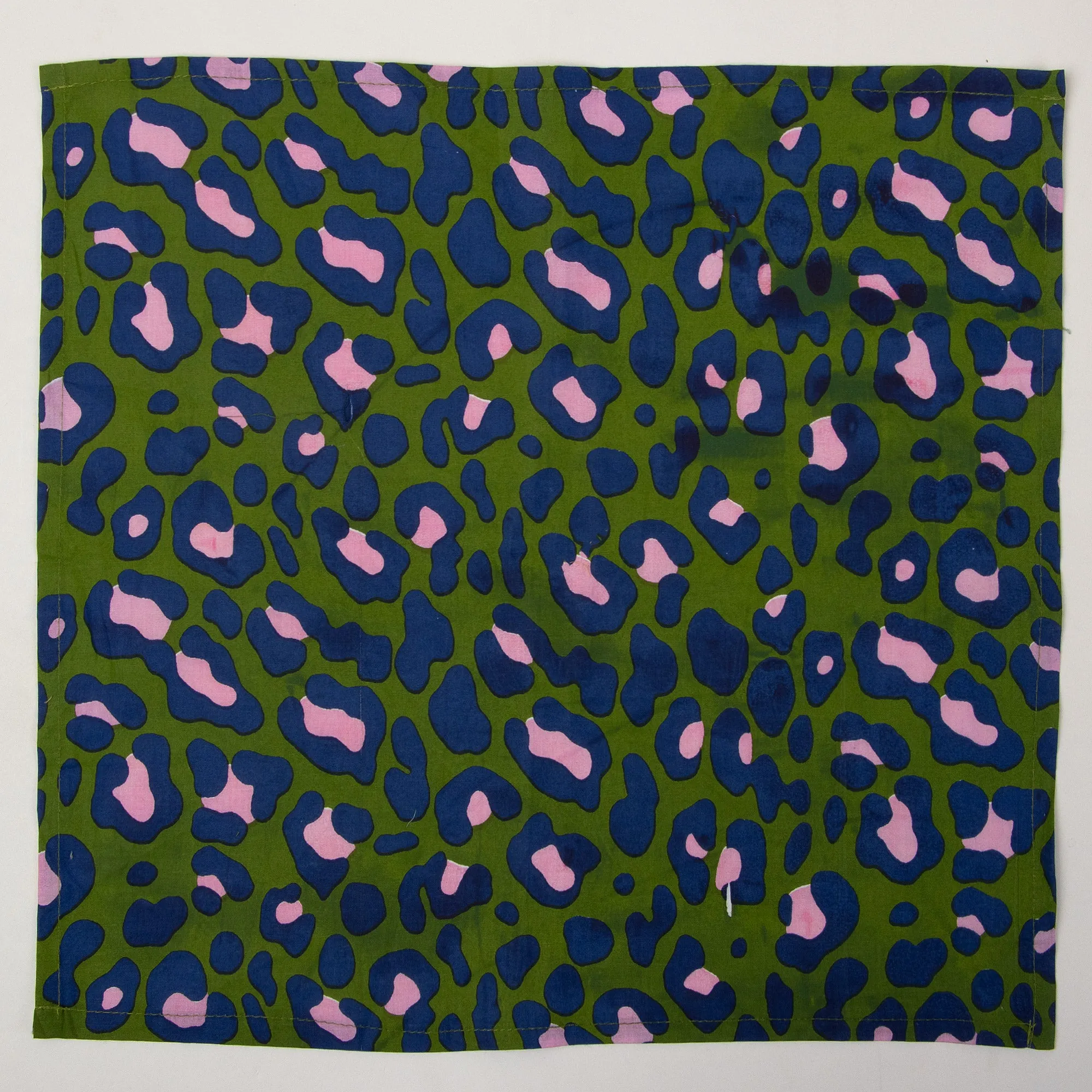 Abstract Block Printed Soft Cotton Reusable Cotton Rumal