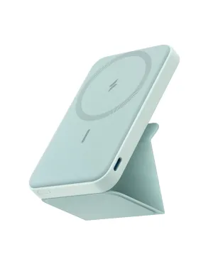 Anker 622 Magnetic Battery (MagGo), 5,000mAh Foldable Magnetic Wireless Portable Charger with Stand and USB-C Port (On The Side), Magsafe-Compatible for iPhone 16/15/14/13 Series