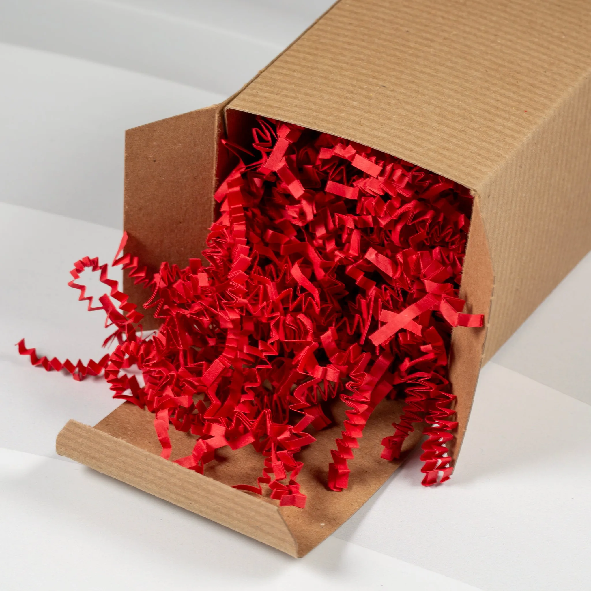 Basket Shred Crinkle Cut Red