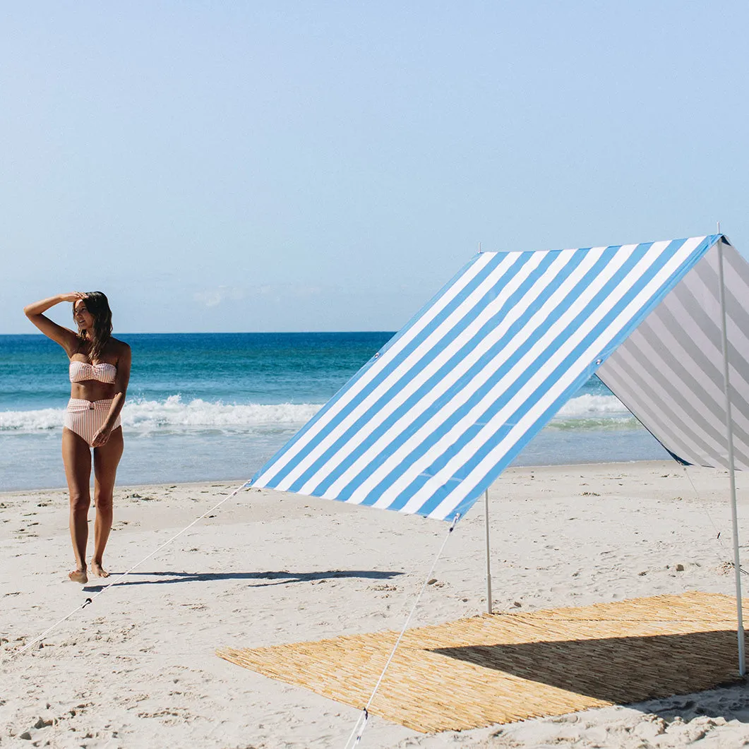 Beach Tent NAUTICAL BLUE | Premium Quality Beach Shade UPF50 