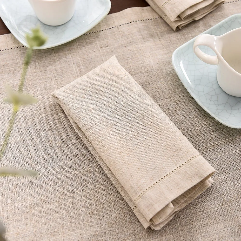 Beige Linen Napkins (12pc)