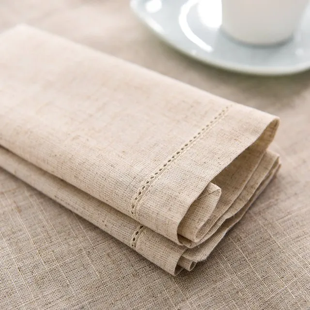 Beige Linen Napkins (12pc)
