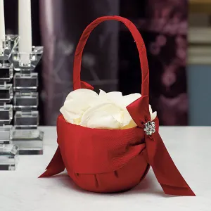 Beverly Clark Monroe Collection Flower Girl Basket Ivory