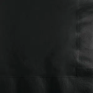 Black Beverage Napkins (20/Pkg)