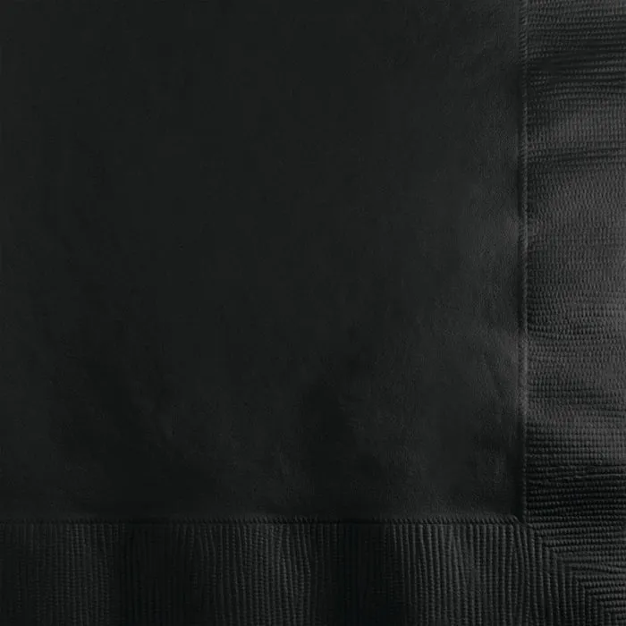 Black Beverage Napkins (20/Pkg)