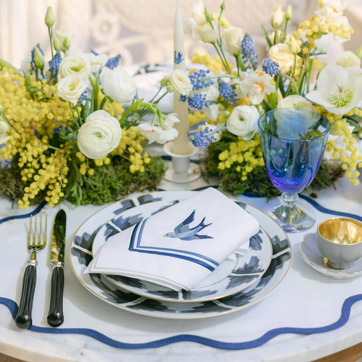 Blue Bird Tablecloth