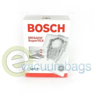 Bosch Type P Genuine Paper Vacuum Bags, 5 Pack  1 Filter #462586