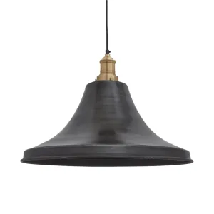 Brooklyn Giant Bell Pendant - 20 Inch - Pewter