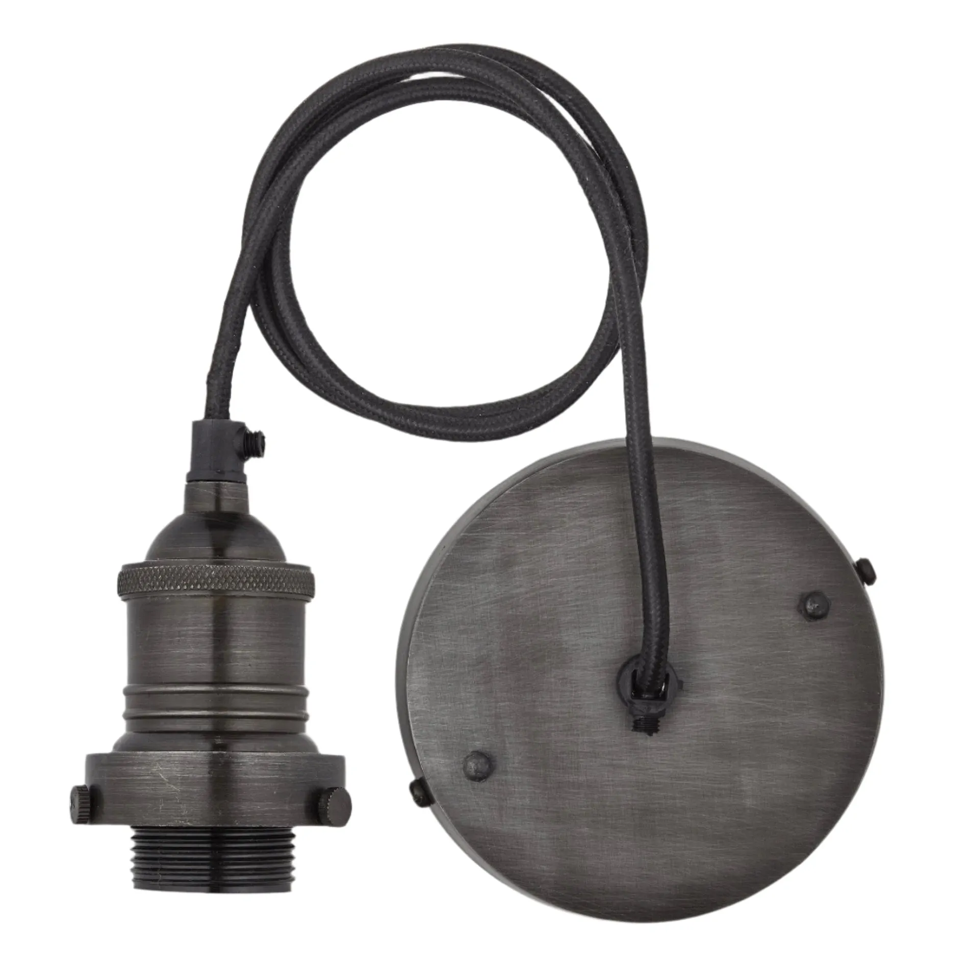 Brooklyn Giant Bell Pendant - 20 Inch - Pewter