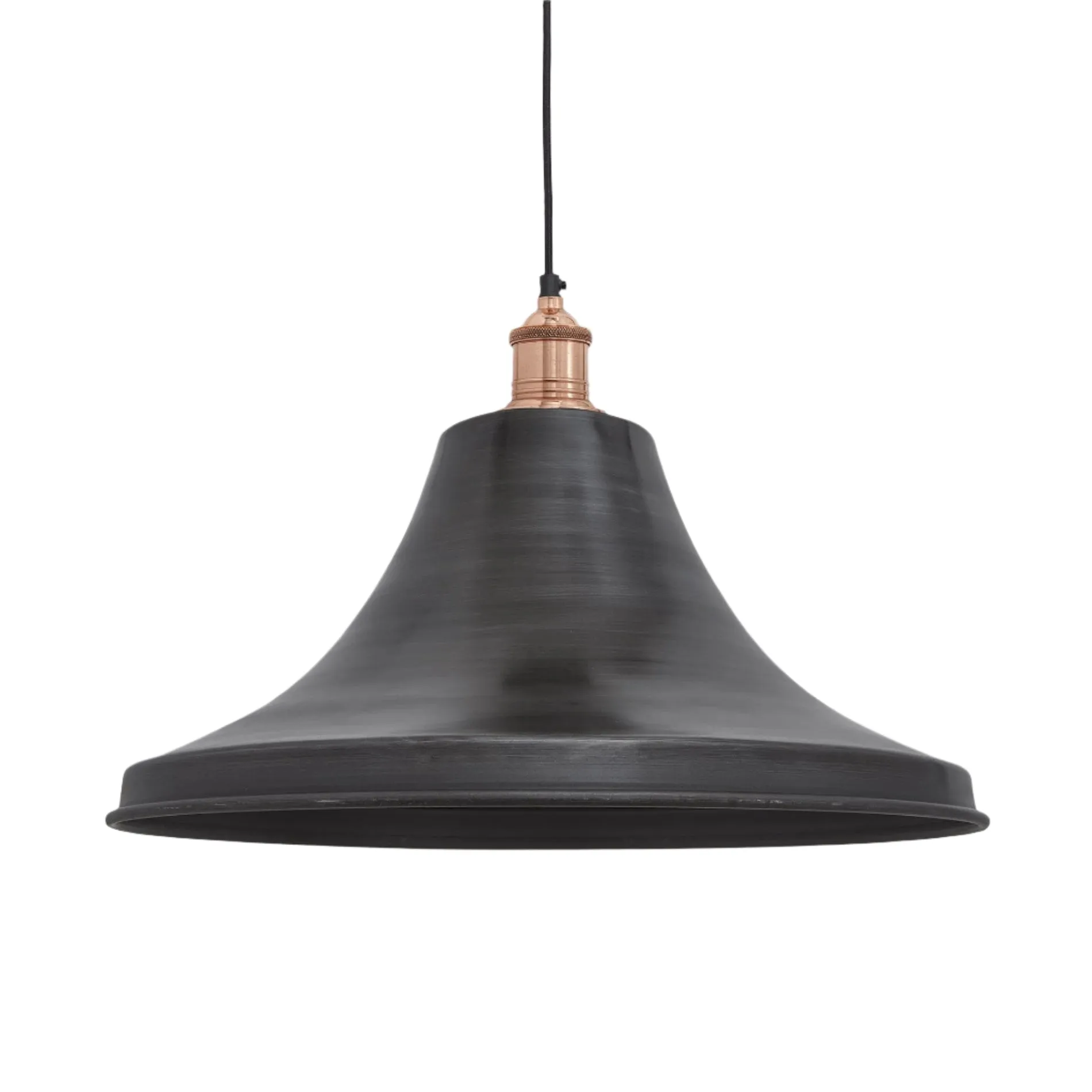 Brooklyn Giant Bell Pendant - 20 Inch - Pewter