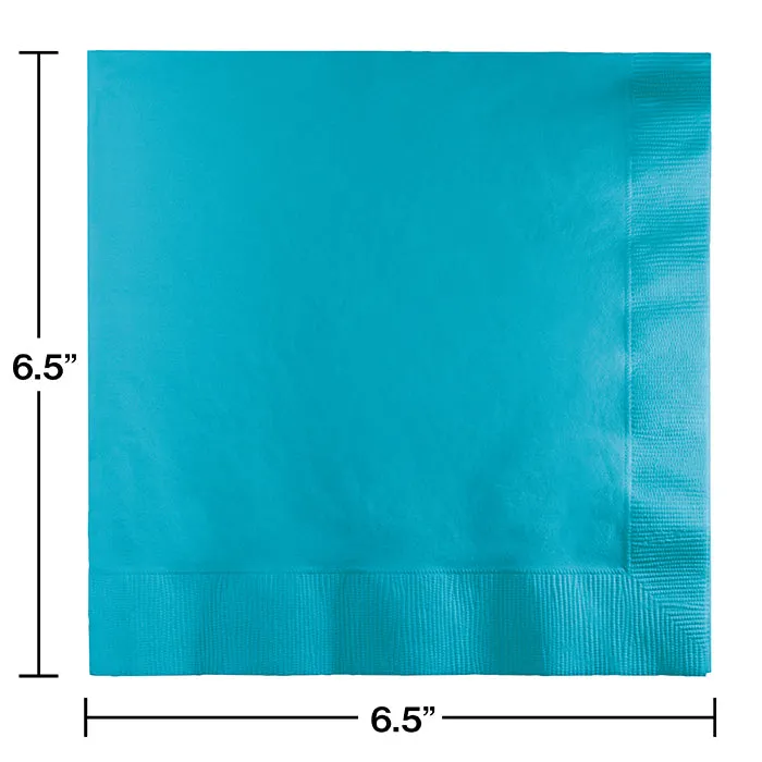 Bulk Bermuda Blue Luncheon Napkins 3 ply (500 per Case)