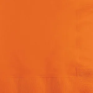 Bulk Sunkissed Orange Beverage Napkins 3 ply (500 per Case)