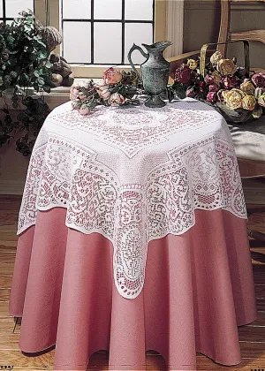 Canterbury Classic Lace Table Toppers 36"