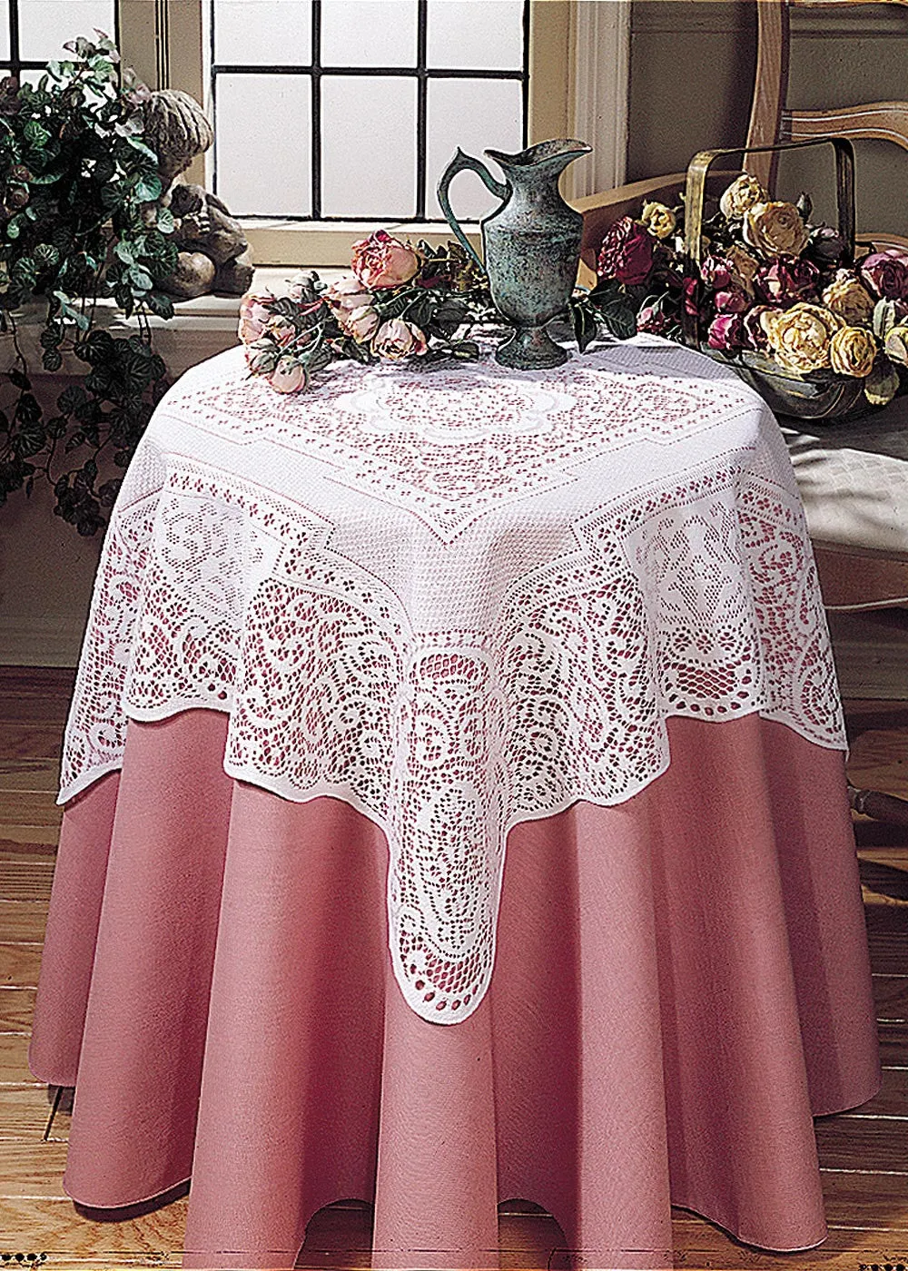 Canterbury Classic Lace Table Toppers 36"