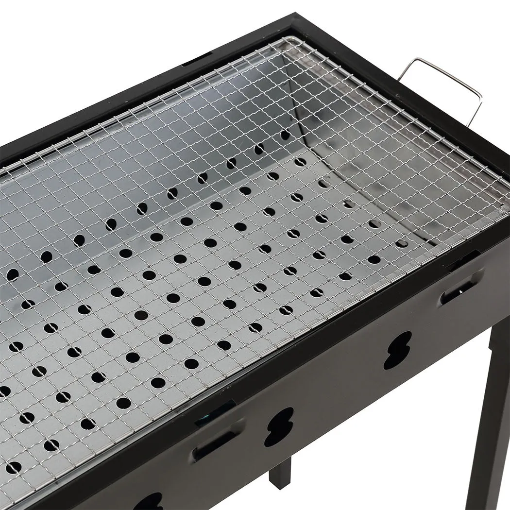 Charcoal BBQ Grill Portable Hibachi Outdoor Barbecue Set Camping Picnic Grills