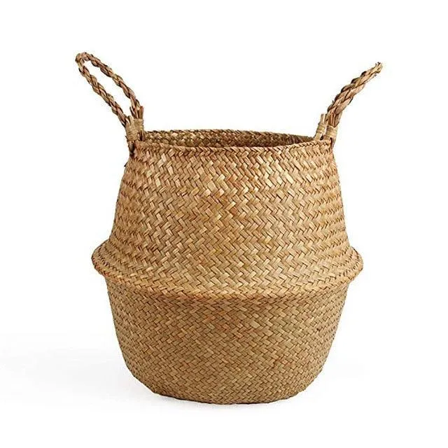 Chic Sustainable Seagrass Baskets - The Perfect Stylish Storage Solution for Any Room