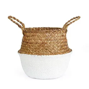 Chic Sustainable Seagrass Baskets - The Perfect Stylish Storage Solution for Any Room