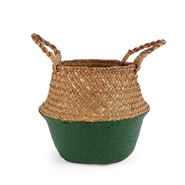 Chic Sustainable Seagrass Baskets - The Perfect Stylish Storage Solution for Any Room