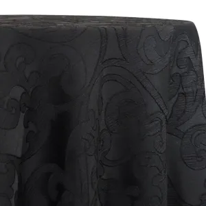 Classic Jacquard Table Linen in Black