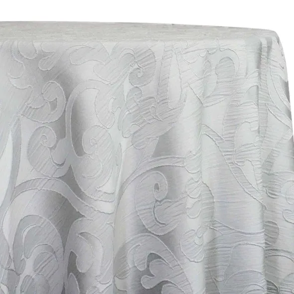 Classic Jacquard Table Linen in Silver