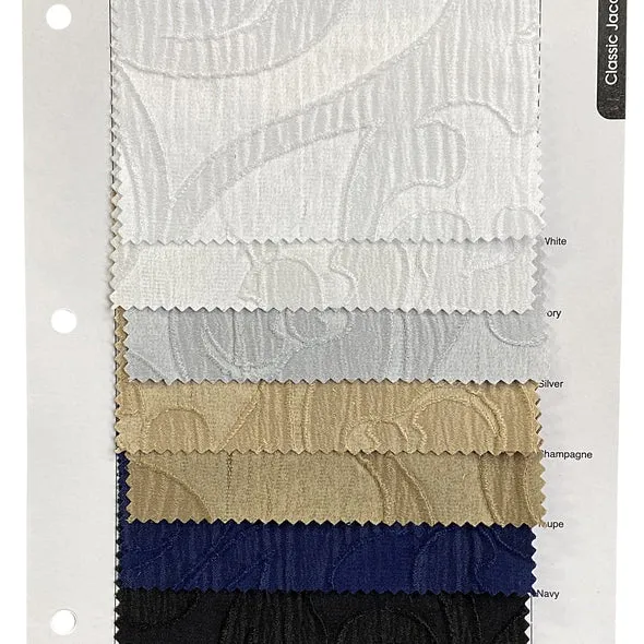 Classic Jacquard Table Linen in Silver