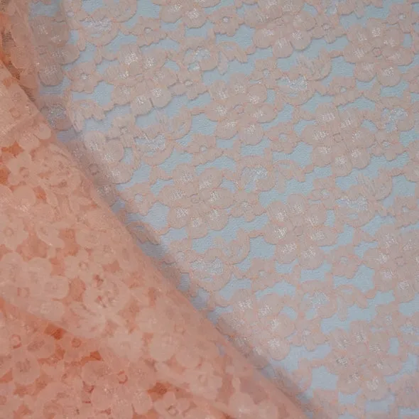 Classic Lace Table Linen in Peach 4122