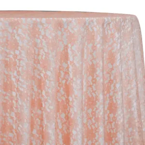 Classic Lace Table Linen in Peach 4122
