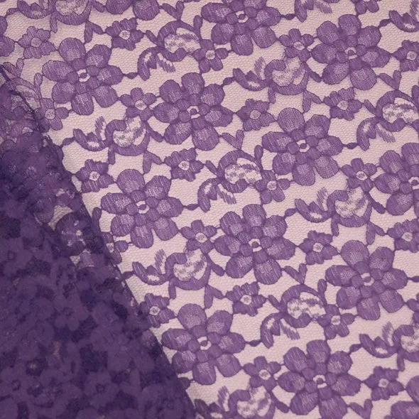 Classic Lace Table Linen in Purple 1258