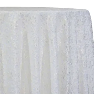 Classic Lace Table Linen in White