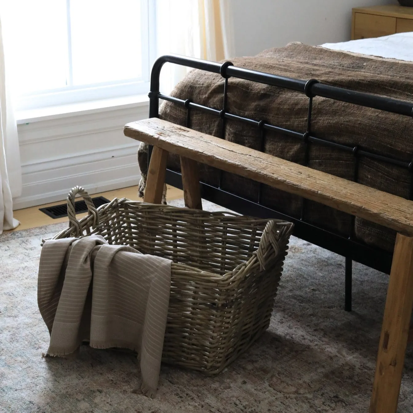 Classic Rattan Laundry Basket