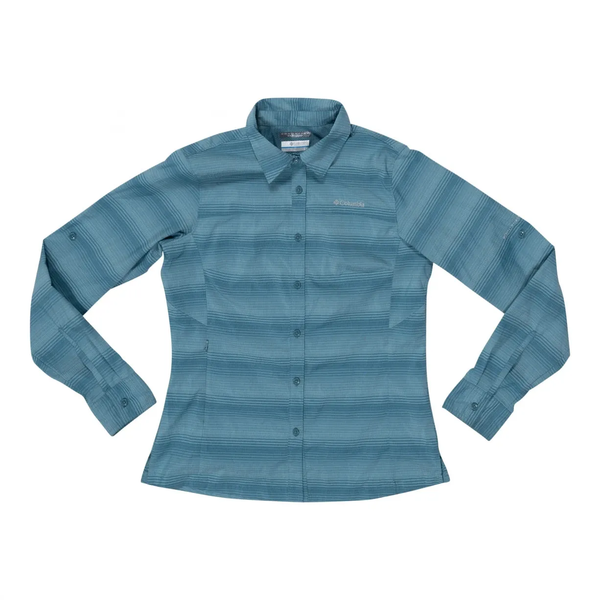 Columbia Omni-Shade Vented Long Sleeve Button Down Blue