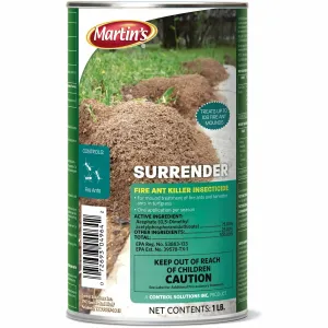 Control Solutions Surrender Fire Ant Killer, 1 Lb White