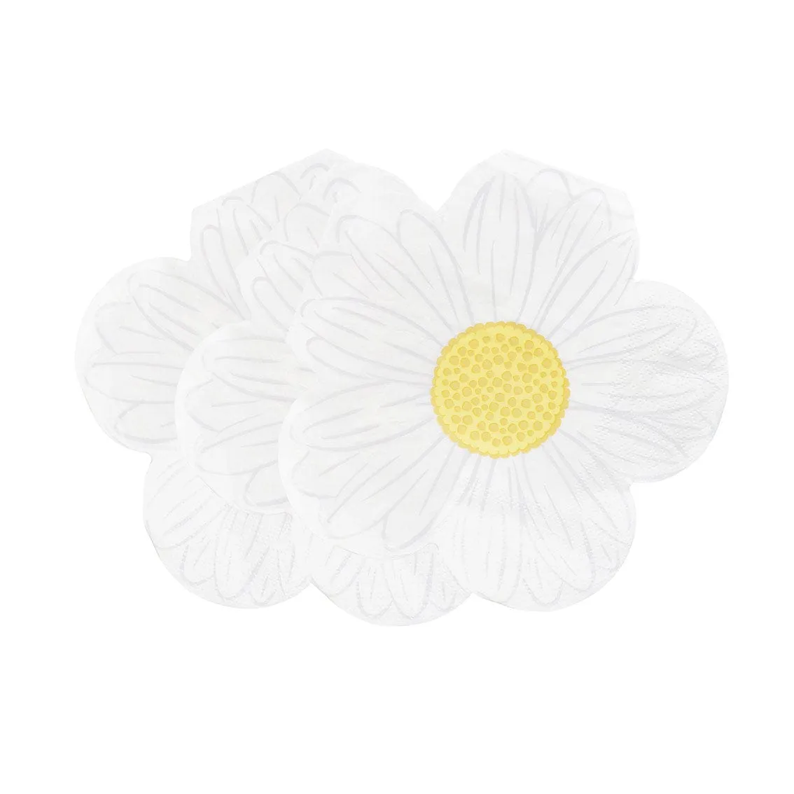 Daisy Party Paper Napkins (20 pack)
