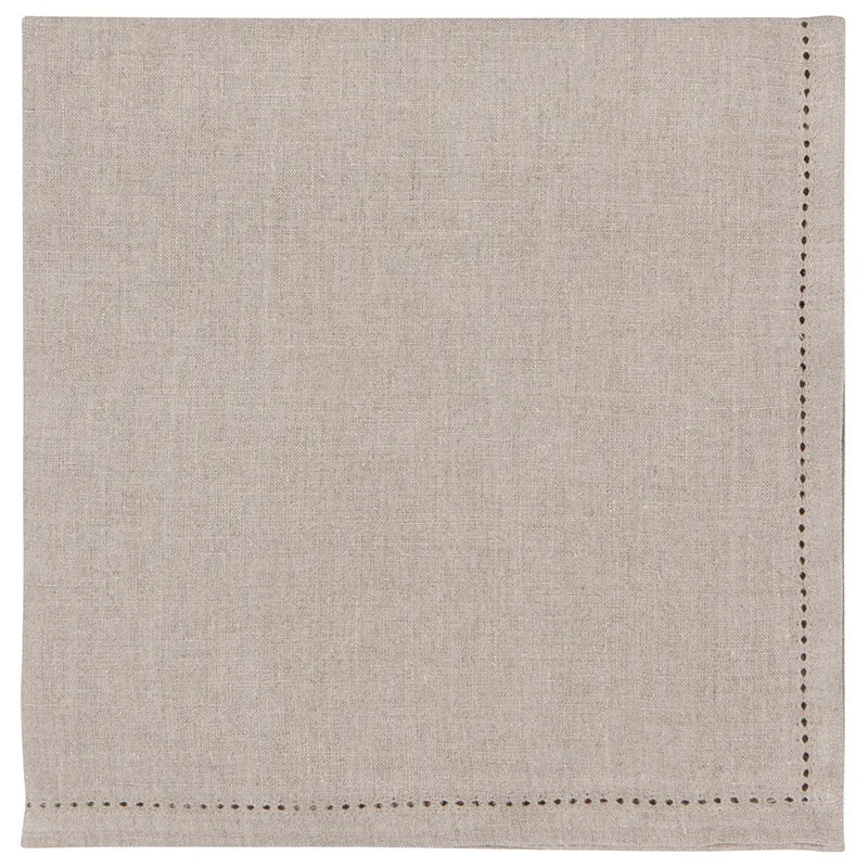 Danica Heirloom Set of 4 Linen Hemstitch Napkins