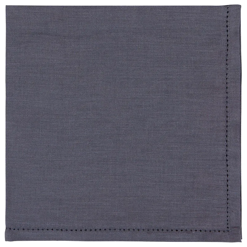 Danica Heirloom Set of 4 Linen Hemstitch Napkins