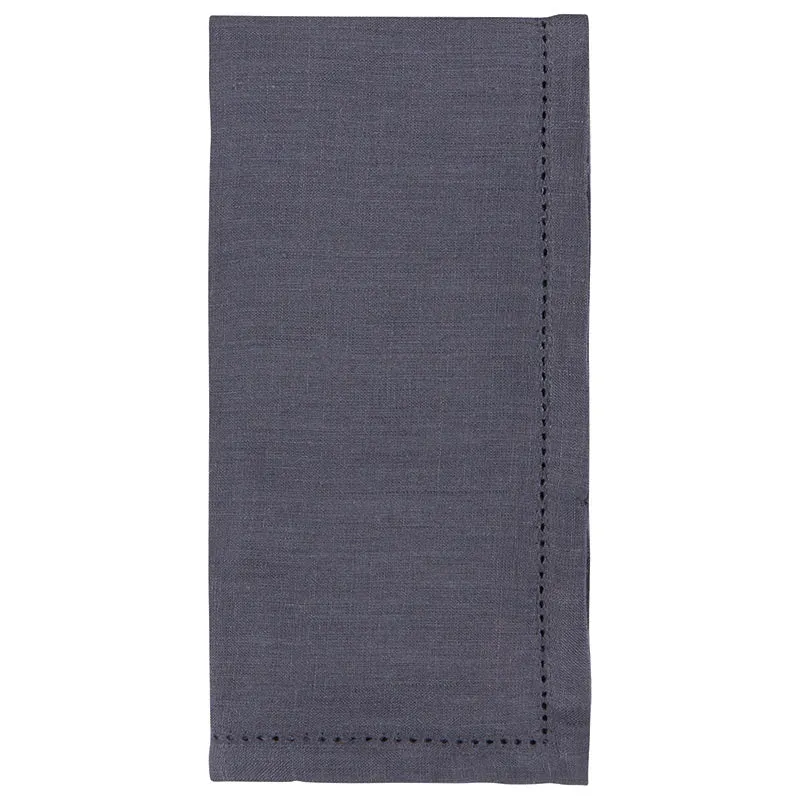 Danica Heirloom Set of 4 Linen Hemstitch Napkins
