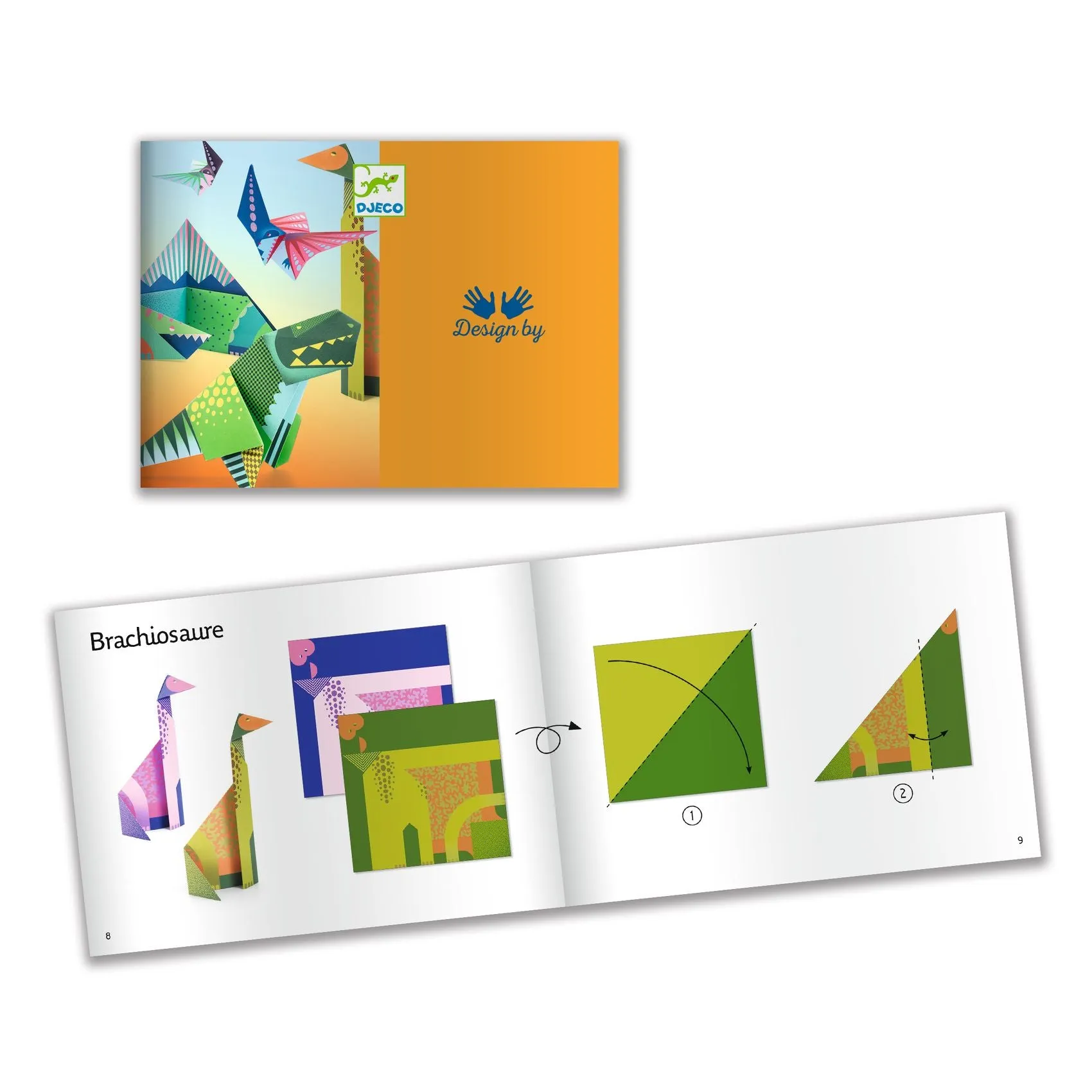 Djeco Easy Origami - Dinosaurs