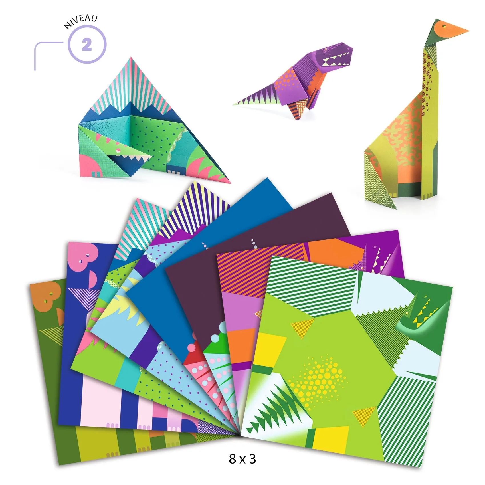 Djeco Easy Origami - Dinosaurs