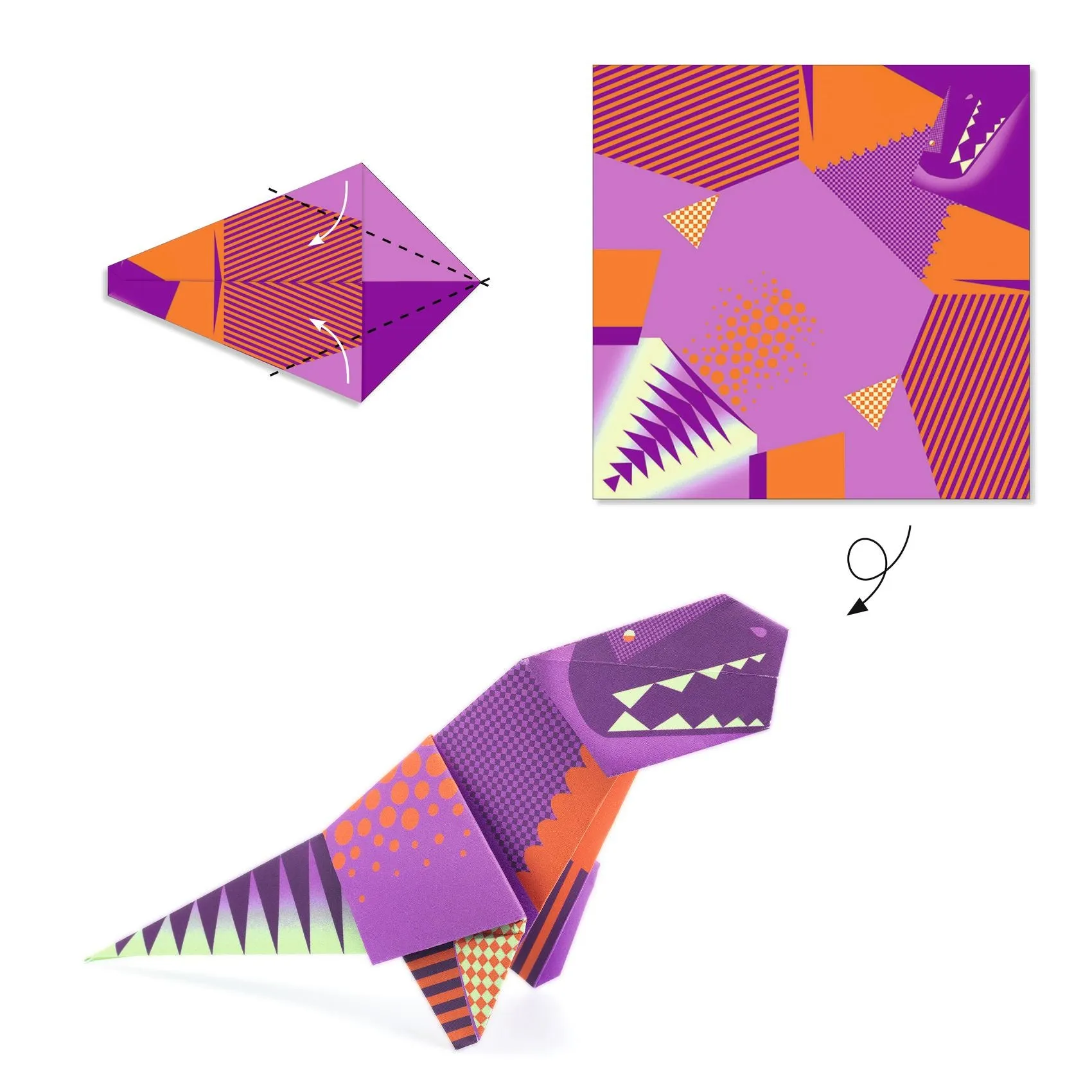Djeco Easy Origami - Dinosaurs
