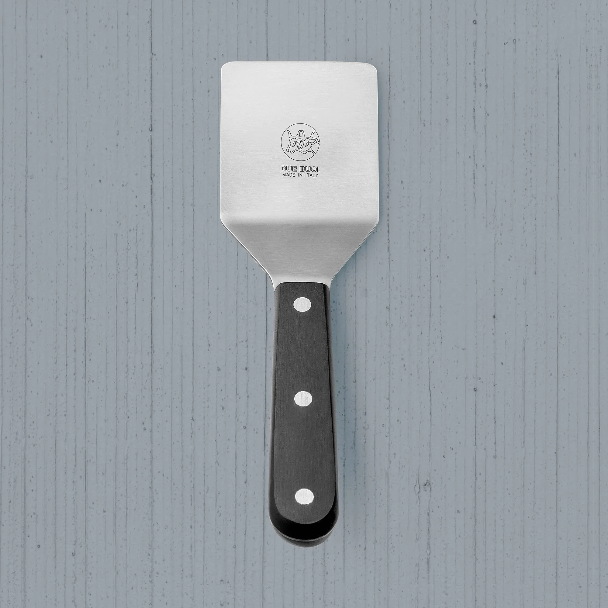 DUE BUOI | Mini Square Turner Spatula - Black Technical Polymer Handle